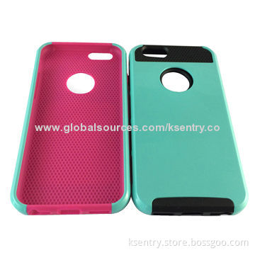 Wholesale 2014 Newest Design 2-in-1 TPU+PC Soft Hard Case for iPhone 6